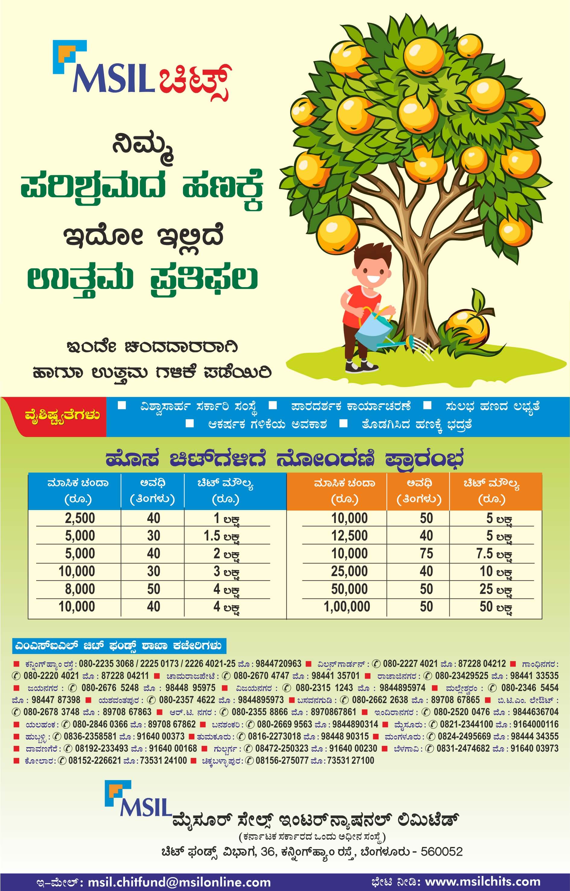 MSIL Chit Funds